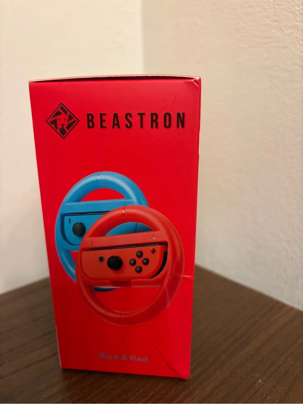 Beastron Steering Wheel Set 2-Pack for Nintendo Switch Joy-Con Controllers